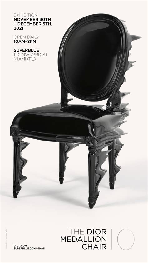 dior starke|dior's medallion chair.